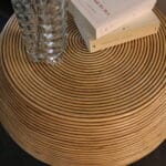 table rotin vintage, aglaé n°02