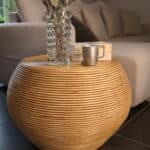 table rotin vintage, aglaé n°02