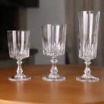 lot de verres en cristal