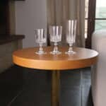 lot de verres en cristal