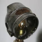 projecteur lampadaire vintage rénové – phare ancien "besnard paris" sur trépied n°02
