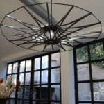suspension mdf noir 90 cm, zoe