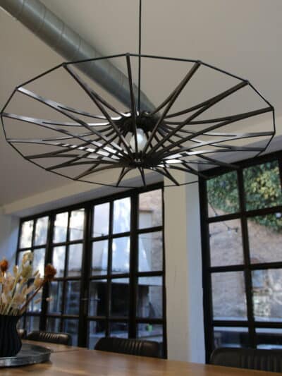 suspension mdf noir 90 cm, zoe