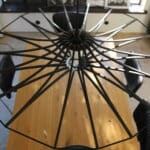 suspension mdf noir 90 cm, zoe