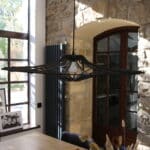 suspension mdf noir 90 cm, zoe