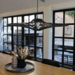 suspension mdf noir 90 cm, zoe