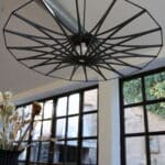suspension mdf noir 90 cm, zoe