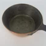 ensemble de 5 anciennes casseroles en cuivre