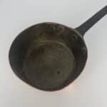 ensemble de 5 anciennes casseroles en cuivre