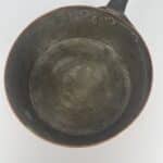 ensemble de 5 anciennes casseroles en cuivre