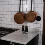 lot de 5 anciennes casseroles en cuivre