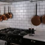 lot de 5 anciennes casseroles en cuivre