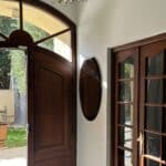 miroir vintage galvarome, metalvetro, 1976