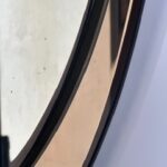miroir vintage galvarome, metalvetro, 1976