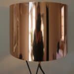 lampe cuivrée, marquise