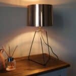 lampe cuivrée, marquise
