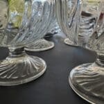 lot 8 coupes à dessert en verre, valentine