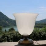 lampe à poser vintage opaline, lucie n°08