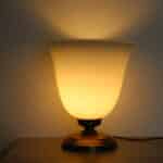 lampe à poser vintage opaline, lucie n°08