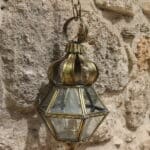 lanterne ancienne laiton et verre, esther n°02