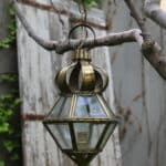 lanterne ancienne laiton et verre, esther n°02