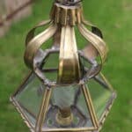 lanterne ancienne laiton et verre, esther n°02