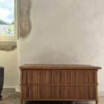 coffre rotin vintage, claude n°01