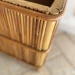 coffre rotin vintage, claude n°01