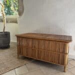 coffre rotin vintage, claude n°01