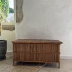 coffre rotin vintage, claude n°01
