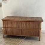 coffre rotin vintage, claude n°01
