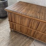 coffre rotin vintage, claude n°01