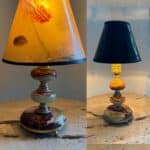 lampe pierre onyx ancienne, léonie n°01