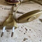 lampe pierre onyx ancienne, léonie n°01