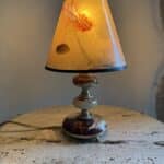 lampe pierre onyx ancienne, léonie n°01