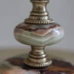 lampe pierre onyx ancienne, léonie n°01