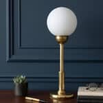 lampe à poser vintage opaline, lucie n°10