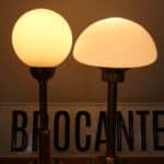 lampe à poser vintage opaline, lucie n°11