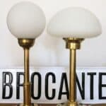 lampe à poser vintage opaline, lucie n°11
