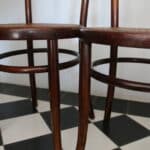 3 chaises bistrot bois fischel, fin xixe deb xxe siècle