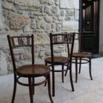 3 chaises bistrot bois fischel, fin xixe deb xxe siècle