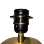 lampe laiton & bronze, luciano frigerio, design italien années 70