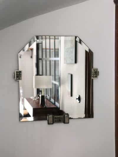 miroir biseauté époque art déco, années 30, martin n°09