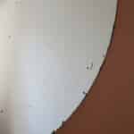 miroir rond ciselé vintage, martin n°07
