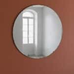 miroir rond ciselé vintage, martin n°07