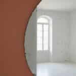 miroir rond ciselé vintage, martin n°07
