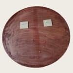 grand miroir rond ciselé vintage, martin n°07