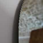 grand miroir rond ciselé vintage, martin n°07