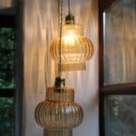 balladeuse vintage verre ambre, ella n°02