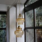 balladeuse vintage verre ambre, ella n°02